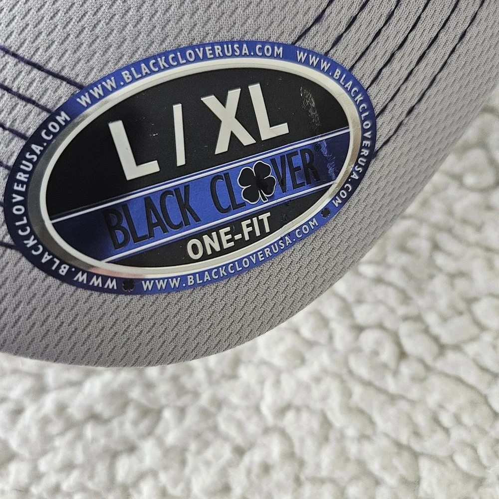 BLACK CLOVER LIVE LUCKY WEBER STATE UNIVERSITY WSU WILDCATS CAP GRAY L/XL NWT